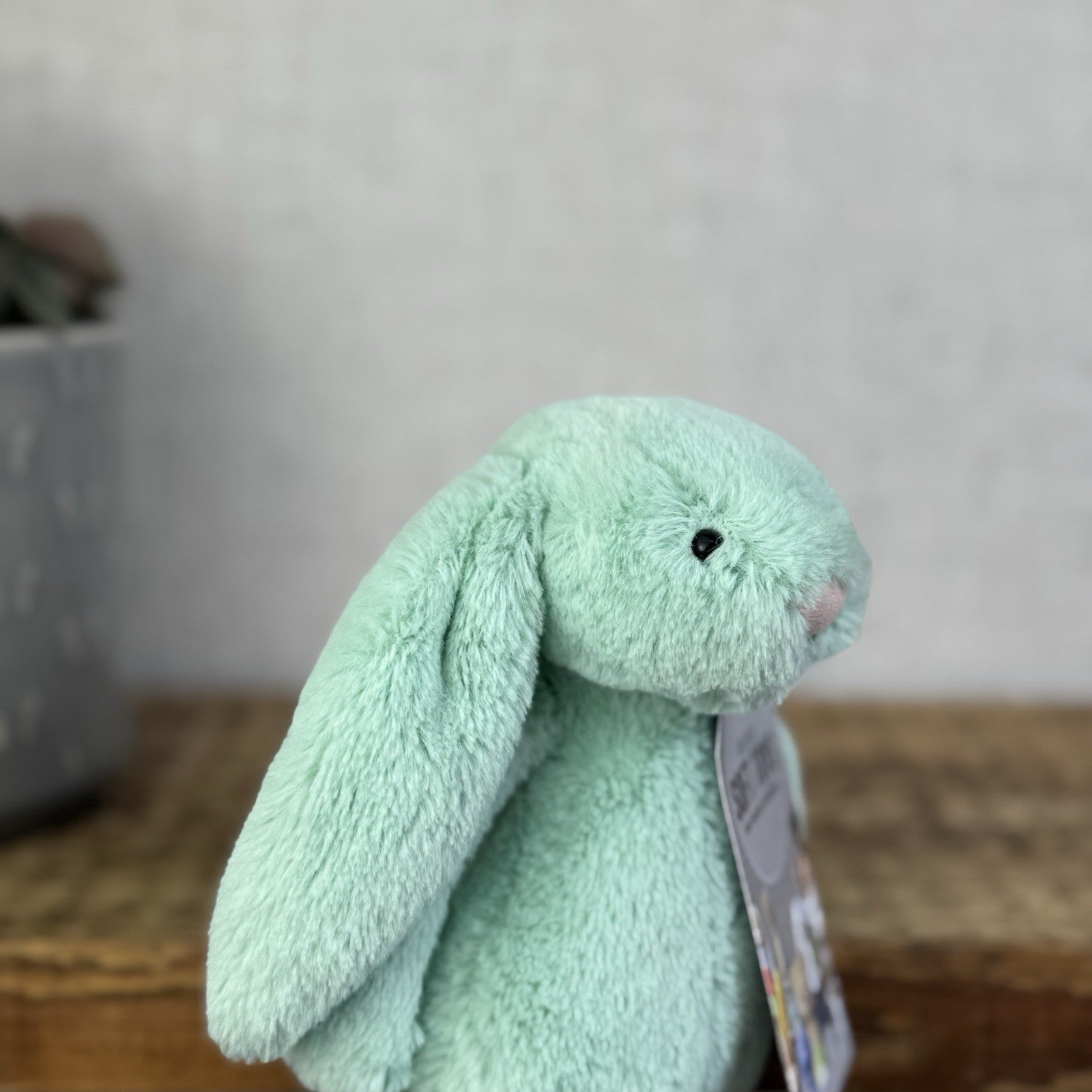 Jellycat Small Bashful Mint Bunny - Green Small Bashful Rabbit Rare, Retired 8"