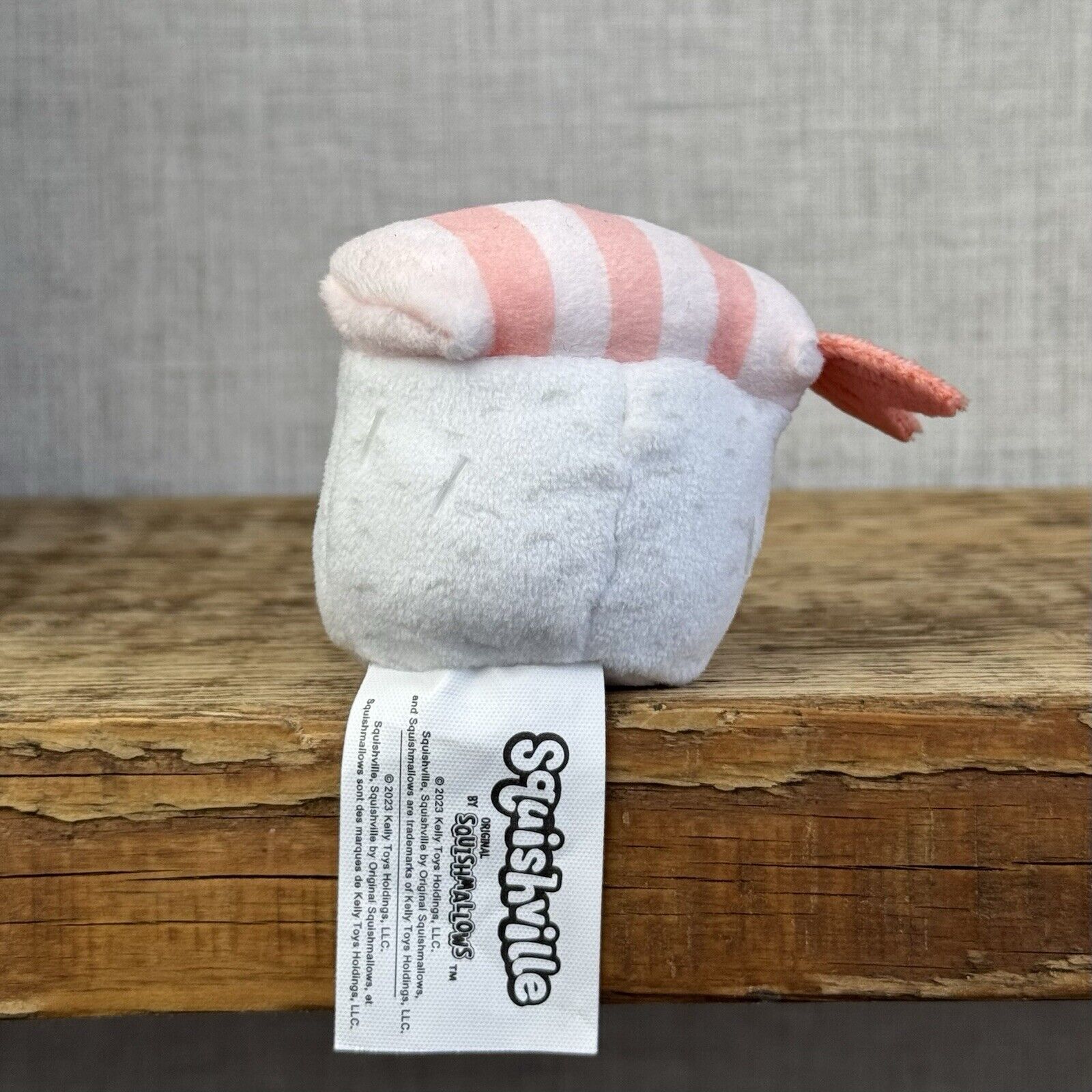 Squishmallow Squishville - Keina The Sushi - Tiny Shrimp Sushi Food 2"