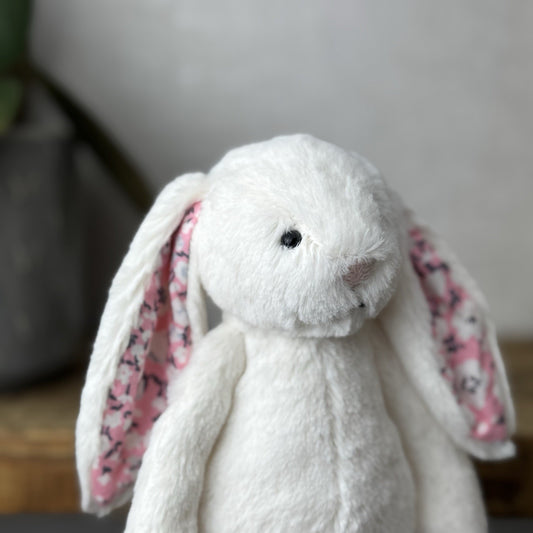 Jellycat Small Blossom Cherry Bunny Rabbit - Cream Rabbit Blossom Little 8”