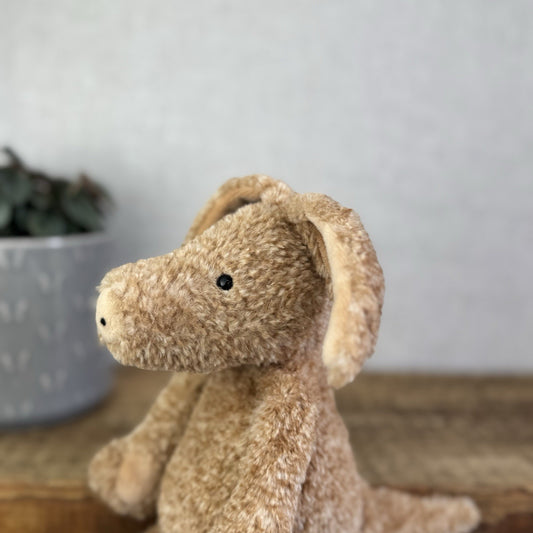 Jellycat Alan Aardvark - Orange/Brown Mix Aardvark Beanie Plush Retired 12"
