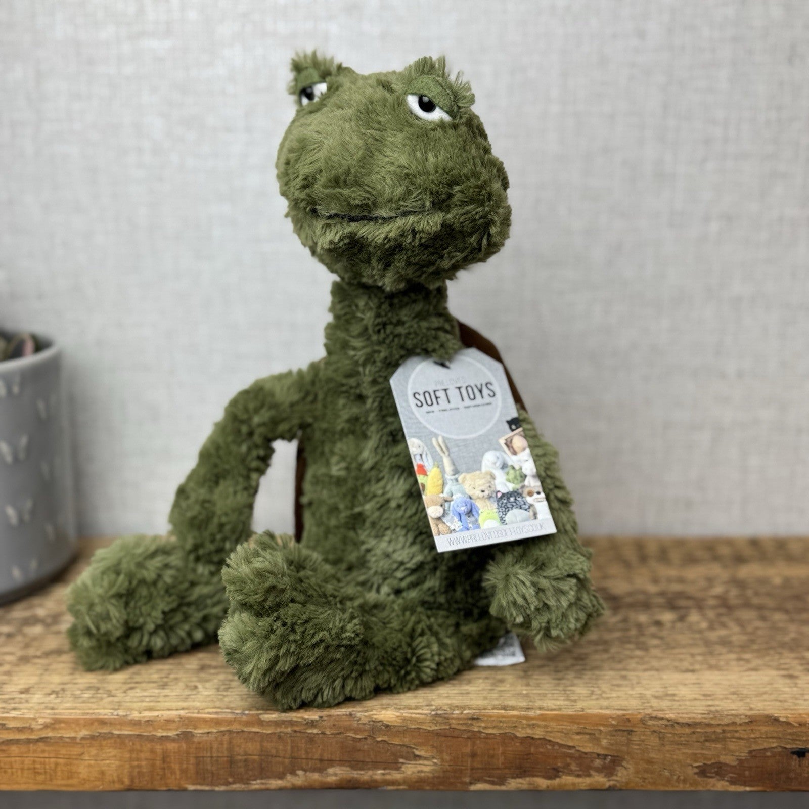 Jellycat Furryosity Turtle Tortoise - Grumpy Turtle Soft Toy 15" Medium Plush