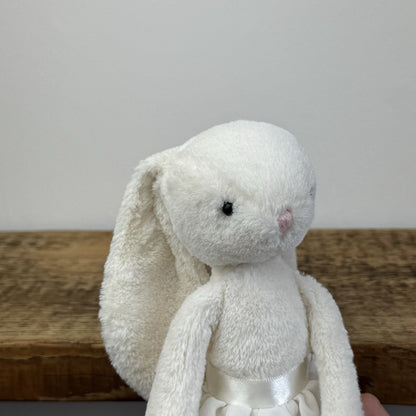 Jellycat Cream Arabesque Bunny - Small Ballerina Tutu Bunny Retired 10"