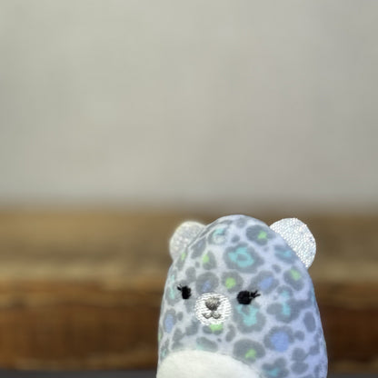 Squishmallow Squishville - Lindsay Leopard Blue/Grey Mini (Multi Buy Discount)