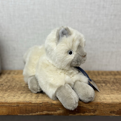 Dakin Vintage Persian Cat Soft Toy - Fluffy Persian Kitten Cat Soft Plush 10"