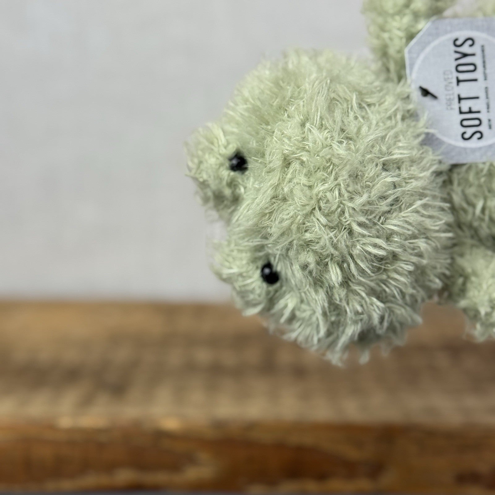 Jellycat Little Frog - Fluffy Little Frog - Light Gren Frog Plush Soft Toy Small