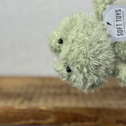 Jellycat Little Frog - Fluffy Little Frog - Light Gren Frog Plush Soft Toy Small