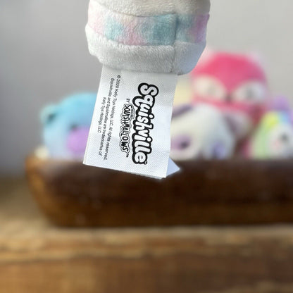 Squishmallow Squishville Pink Wild Animal Bundle - Fox, Panda, Hippo, Llama 2"