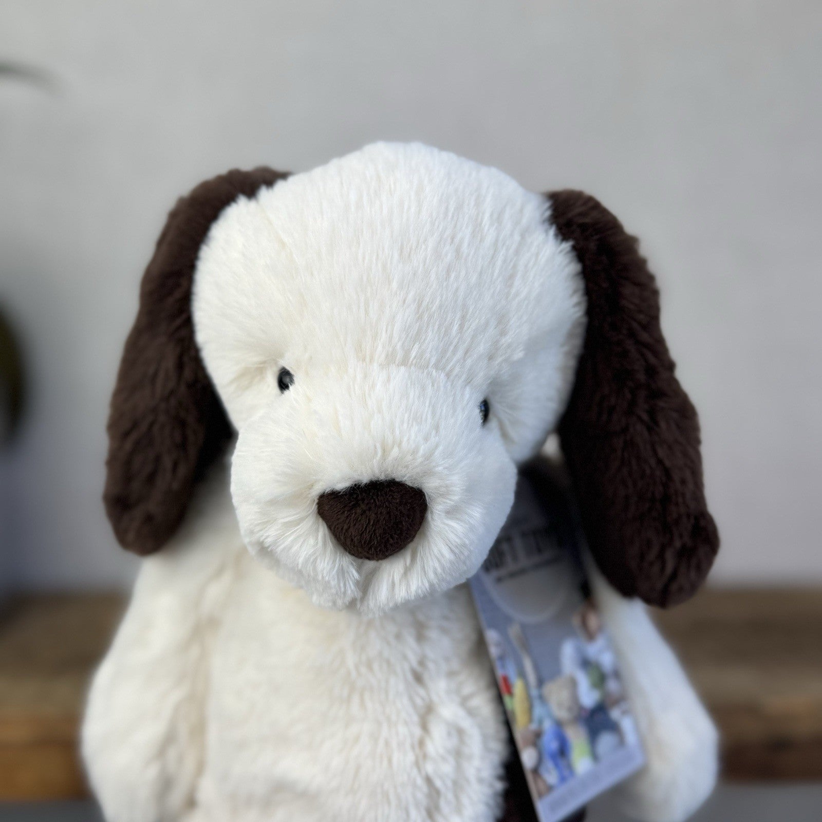 Jellycat Medium Puffles Dog Puppy - Super Soft Puppy Dog Medium Retired 12”