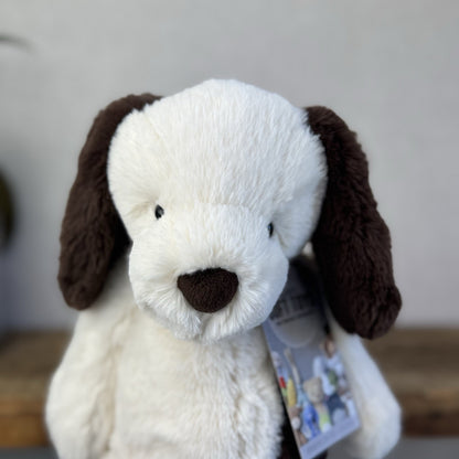 Jellycat Medium Puffles Dog Puppy - Super Soft Puppy Dog Medium Retired 12”