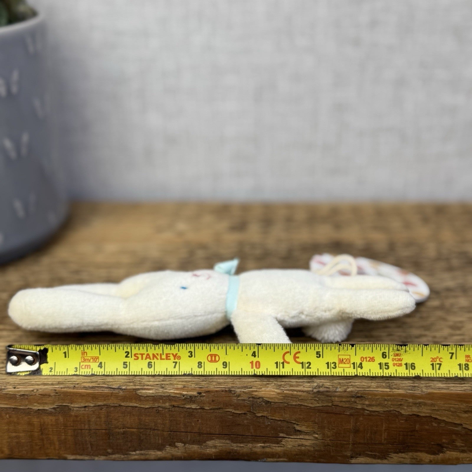 Maileg Baby Bunny Rattle - New With Tags Retired Soft Toy Rare 6"