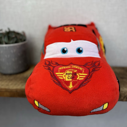 Disney Pixar Cars Lightening McQueen Plush Toy Pillow Soft Plush Cushion 15"