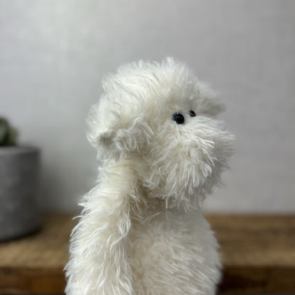 Jellycat Small Muffin Lamb - Fluffy Sheep Blue Eyes NWOT Rare Cute 12"