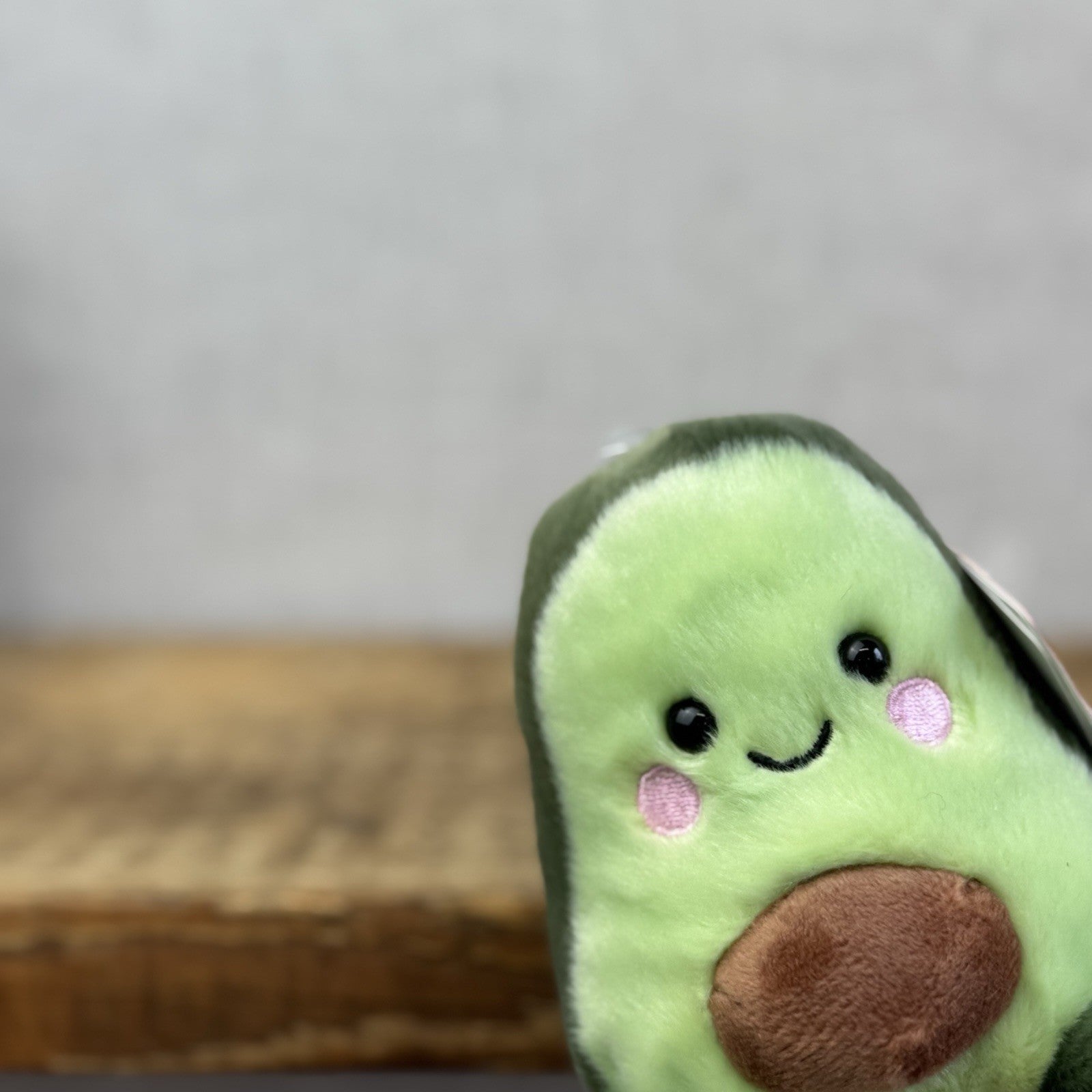 Aurora Airy Avocado - Small Smiling Avocado plush - Palm Pals Mini Beanbag Plush
