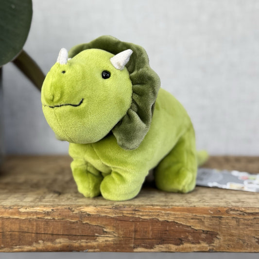 Jellycat Small Mellow Mallow Dinosaur - Super Soft Green Velour Squishy Dinosaur