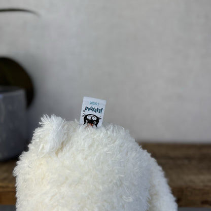 Jellycat Dumble Polar Bear Off White Large Curly Haired Big Eyed Polar Bear 14"