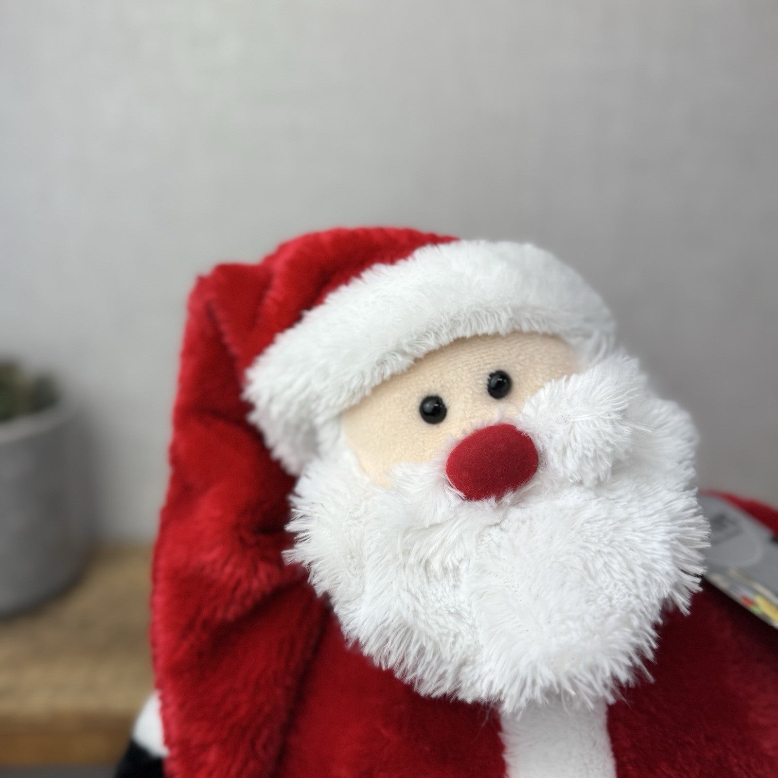 John Lewis Large Fluffy Santa - Father Christmas Large Soft Toy Retired 16"