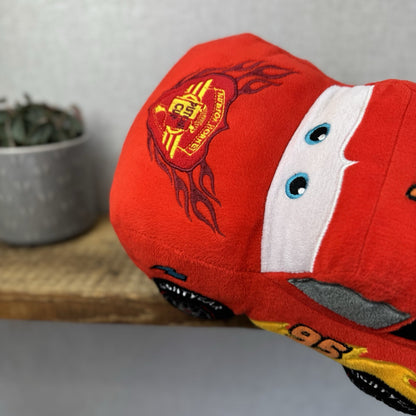Disney Pixar Cars Lightening McQueen Plush Toy Pillow Soft Plush Cushion 15"