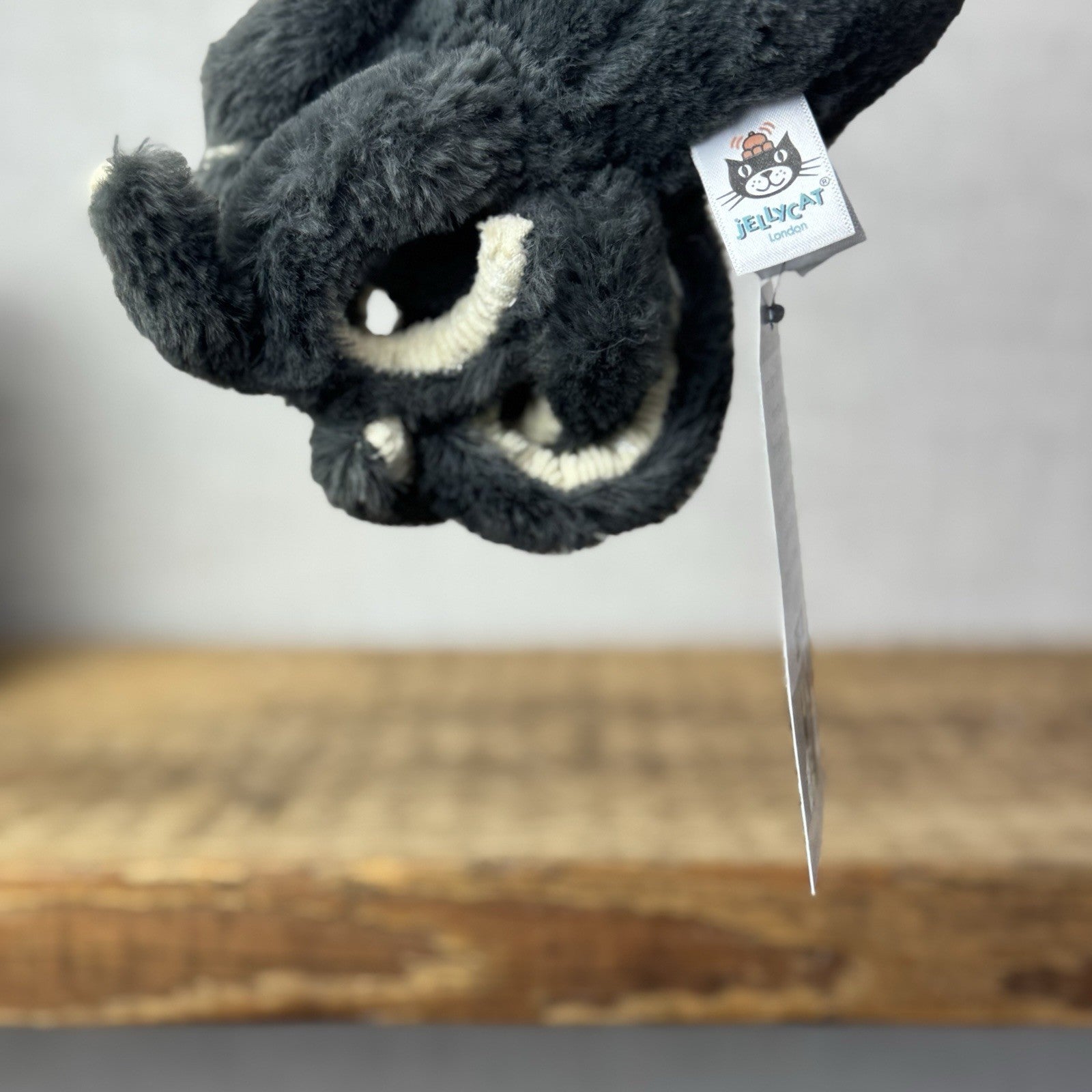 Jellycat Baby Inky Octopus - Tiny Black Octopus Plush Retired Sea Creature 5"