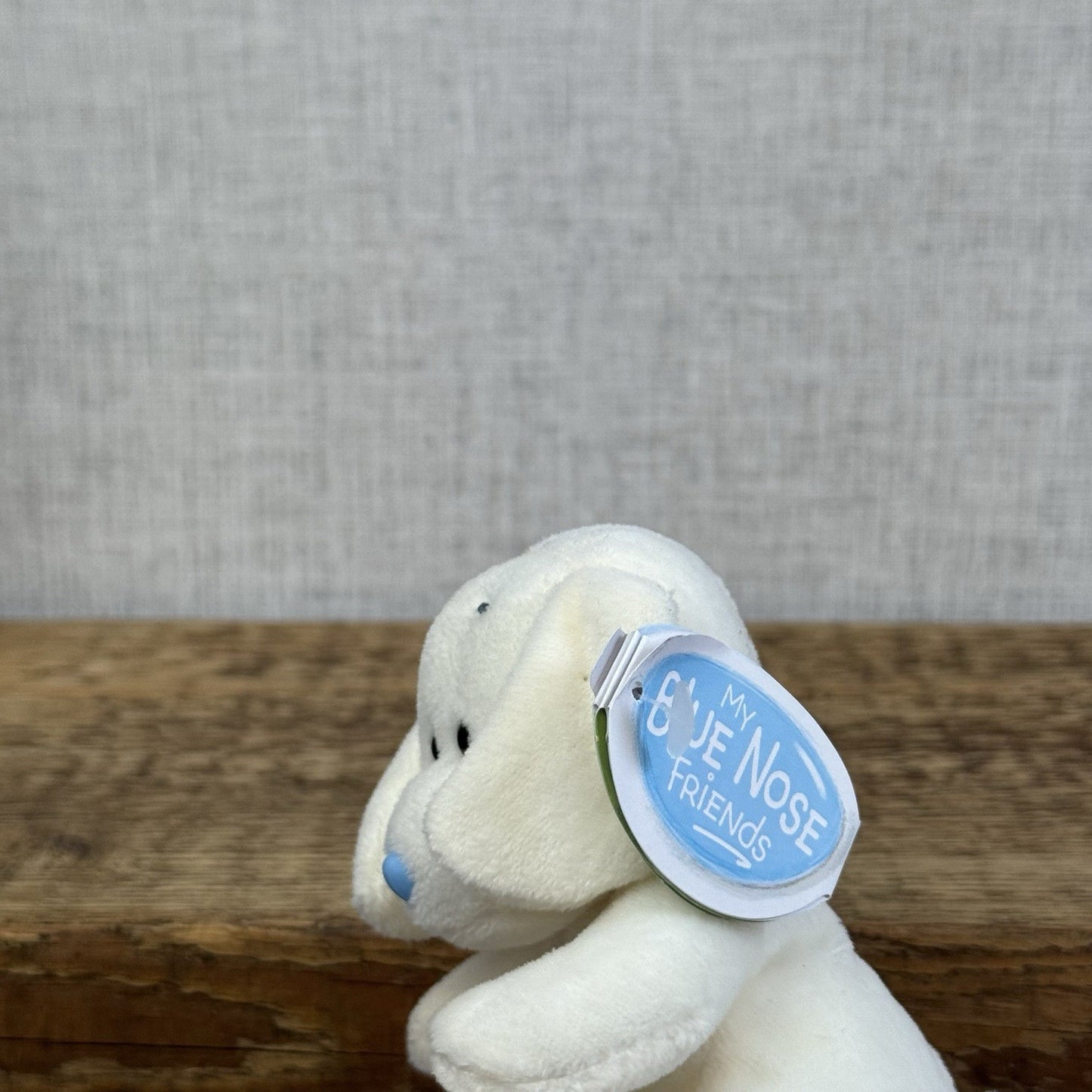 Blue Nose Friends Verity Dog #38 - Cream Mini Dog Plush Beanbag New With Tags