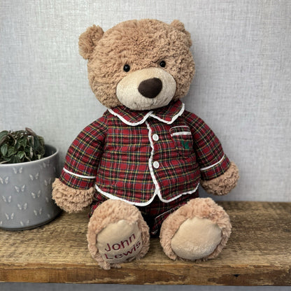 John Lewis Christmas Bed Time Bear - Large & Small (Jellycat Collaboration) Rare