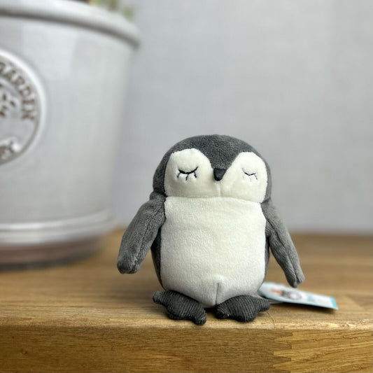 Jellycat Minikin Penguin - Tiny Penguin 4” Jellycat Small Velour Penguin Beanie