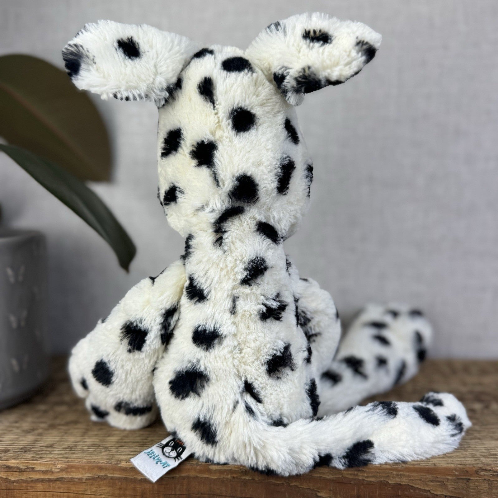 Jellycat Merryday Dalmation - Spotty Dog Soft Toy Long Tail Rare Retired 15”