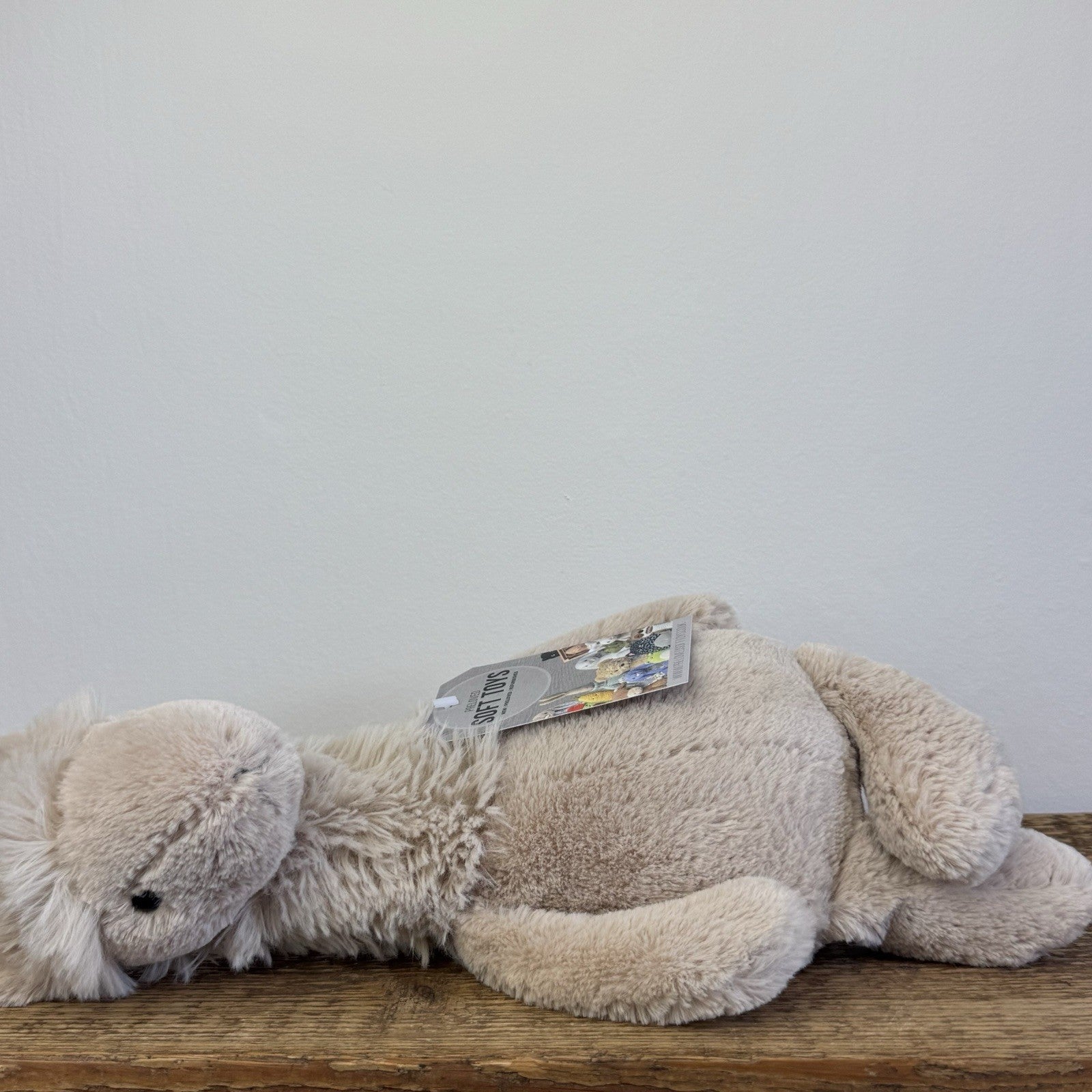 Jellycat Medium Bashful Llama Soft Toy Plush - Rare & Retired Beige Seated 12"