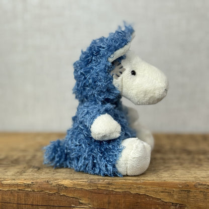 Blue Nose Friends - Kozie Llama - Blue Curly Haired Lllama Mini Beanie NWOT