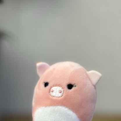 Squishmallow Squishville - Petra Pink Pig Tiny 2" - 2021 Farm Squishville 