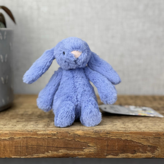 Jellycat Tiny Baby Bluebell Bashful Bunny - Baby Little Purple Bunny Rabbit 5”