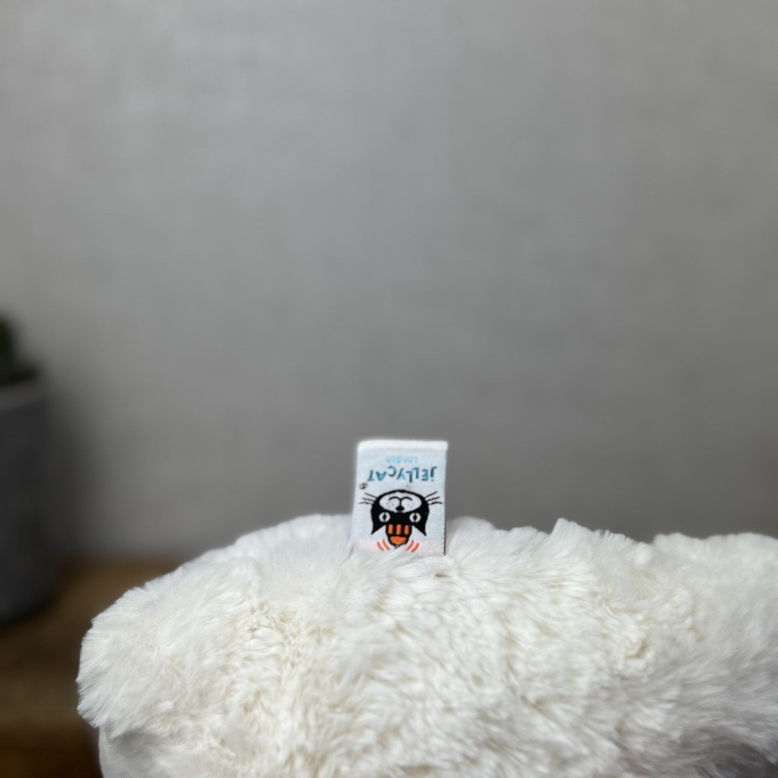 Jellycat Medium Perry Polar Bear - White Polar Bear Beanie Soft Toy 8” (#2)