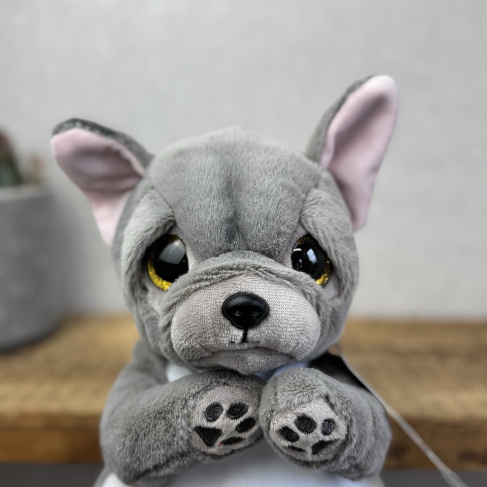TY Beanie Bellies - Wilfred the Dog 15cm - Large Beanie French Bulldog Soft Toy