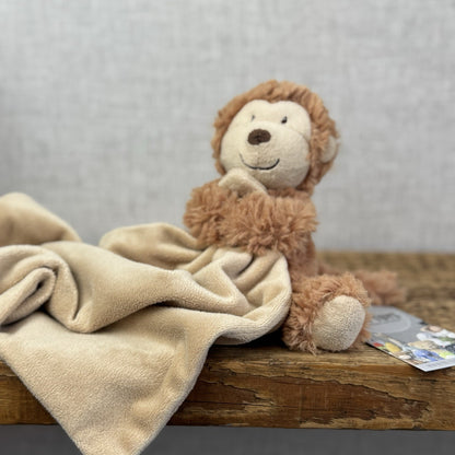 Marks & Spencer’s Monkey Soother - Fluffy Monkey Comforter Soft Toy NWOT 