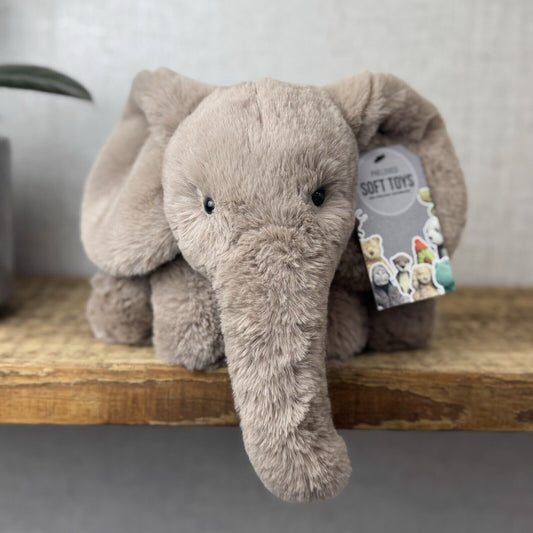 Jellycat Smudge Elephant Medium - Medium Floppy Elephant Beanie - First Release