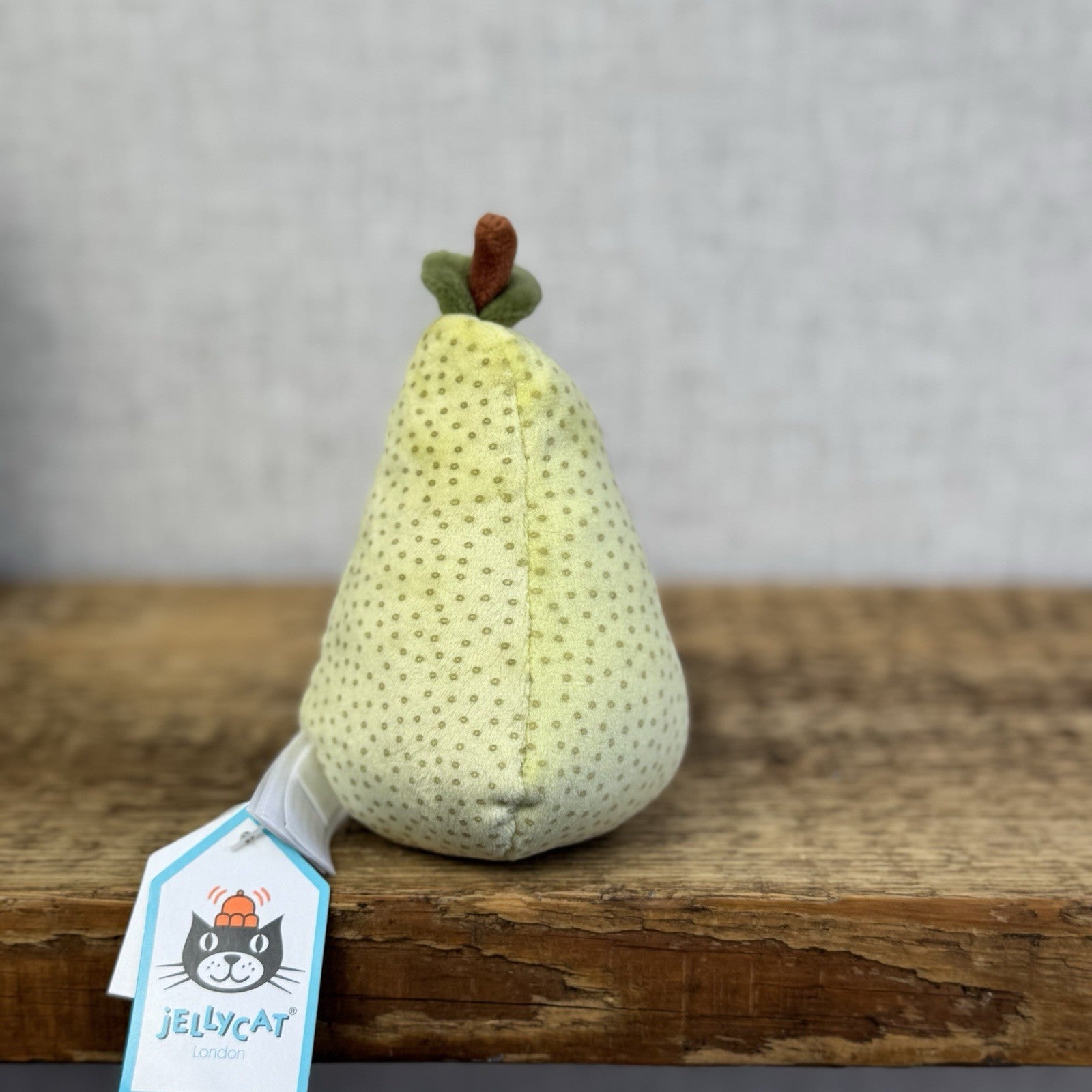 Jellycat Fabulous Fruit Pear -New Small Pear Play Food - Pear Plush Soft Toy 5" 