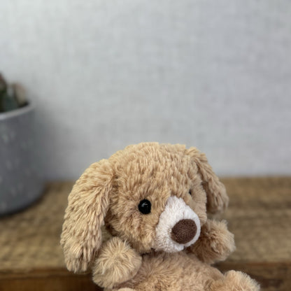Jellycat Yummy Puppy - Beige/brown Yummy Puppy Small Textured Dog Puppy 6"