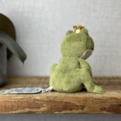 Jellycat Small Felipe Frog Prince - Little Frog In Crown Retired Frog Small 6”