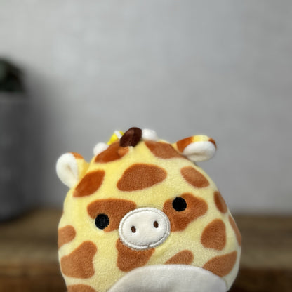 Squishmallow Keyring Clip Bagcharm - Girafffe Squish Keyring Gary 4"