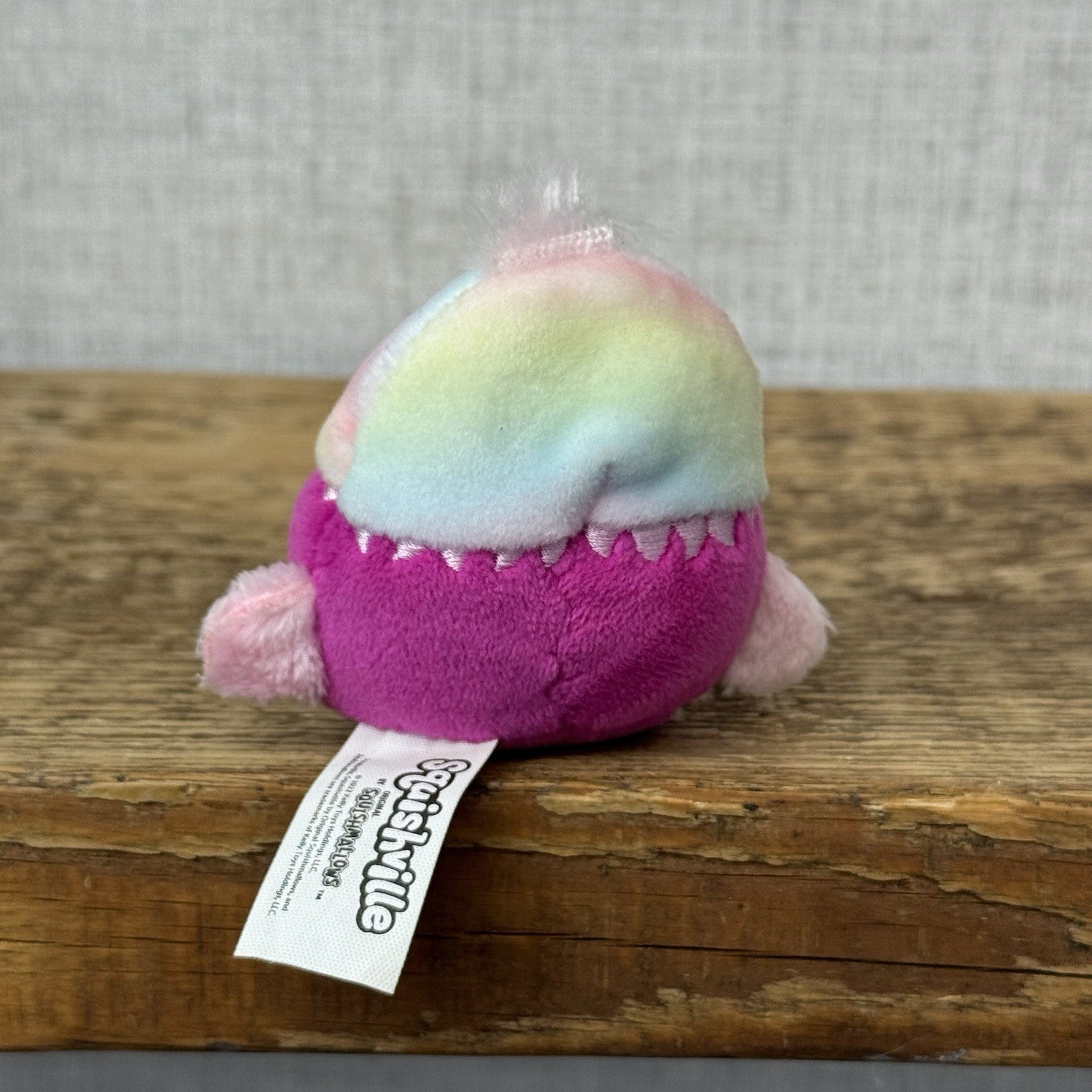 Squishmallow Squishville - Lilith The Ostrich Fluffy Pink Mini Bird Plush Retire