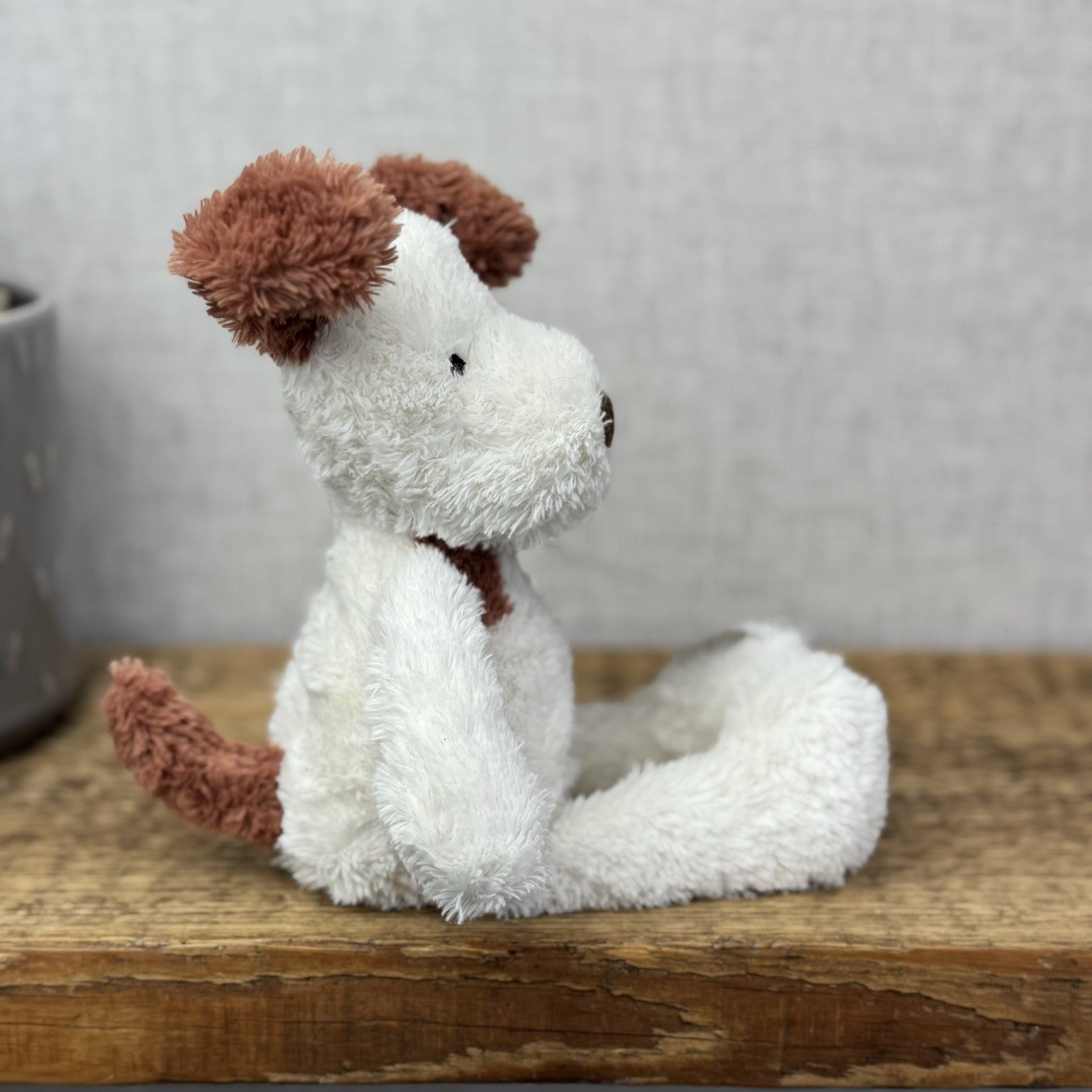 Jellycat Sweet Pea Puppy Dog - Small Retired Jellycat Puppy Soft Toy Rare 12"