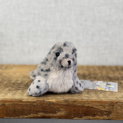 Jellycat Nauticool Spotty Seal - Tiny Fluffy Grey Seal Soft Beanie Pocket Pal #2