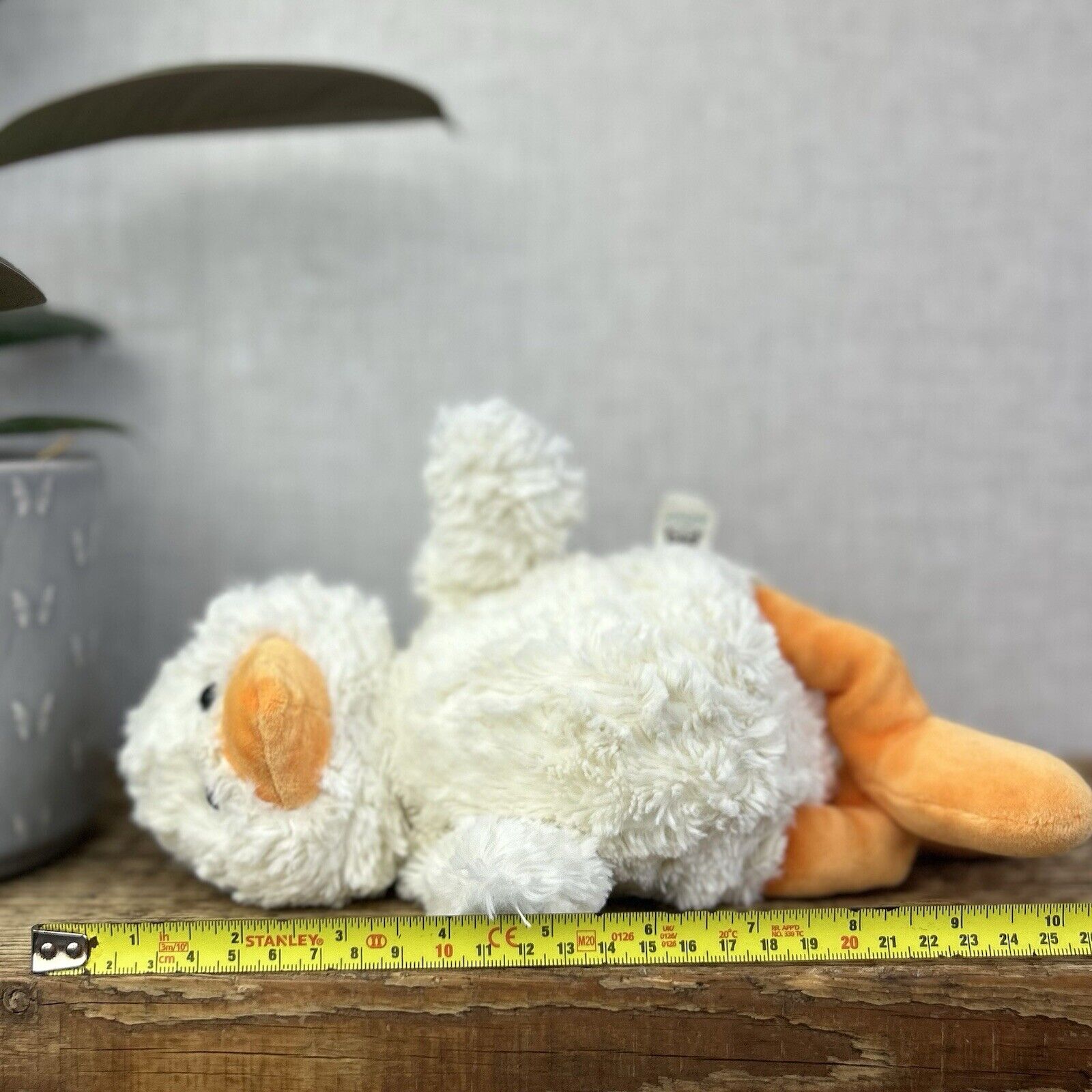 Jellycat Millyboo Duck - Small White Curly Fur Duckling Chick Small 10”