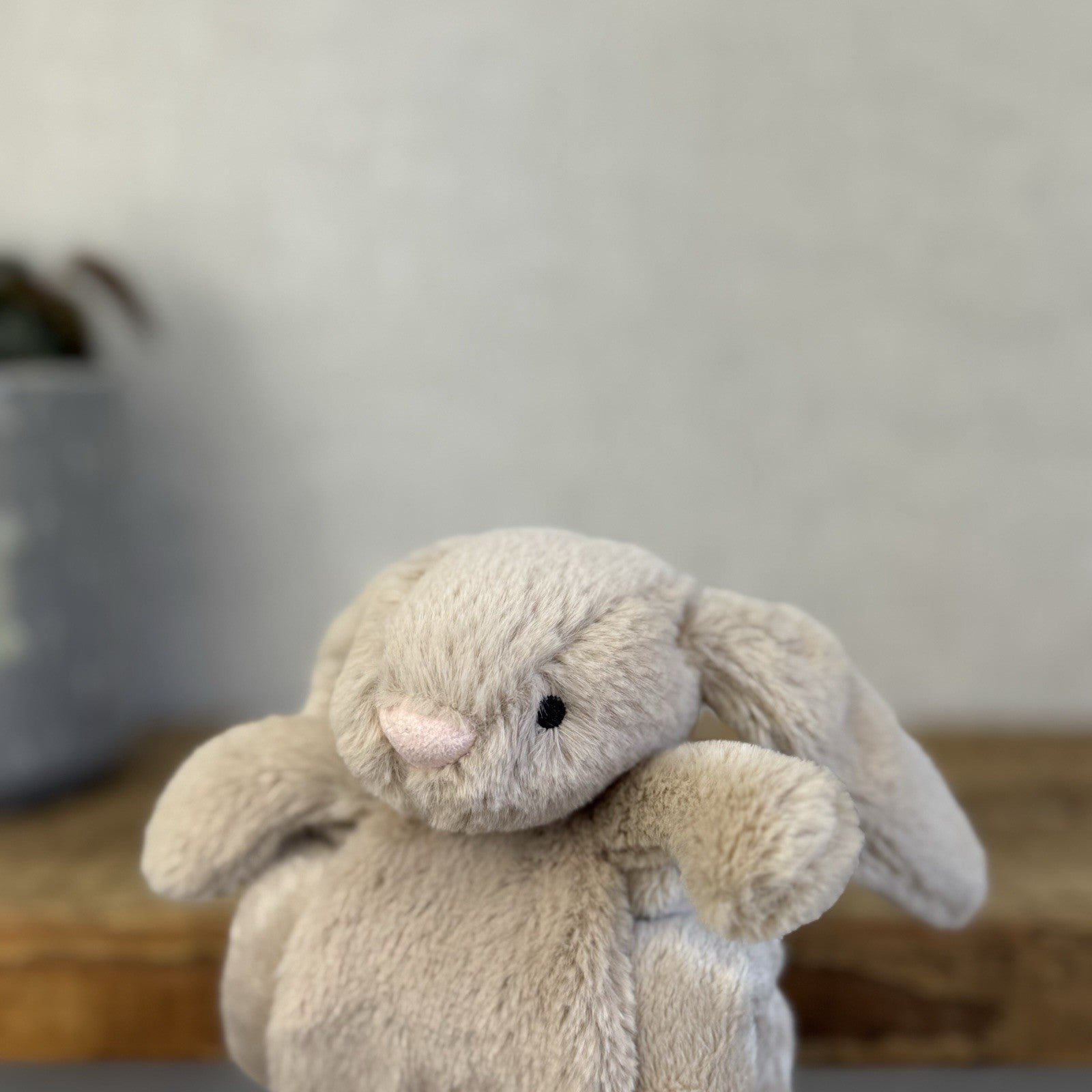 Jellycat Bashful Bunny Roll Up Soother - Beige Bunny Soother NWOT Retired 
