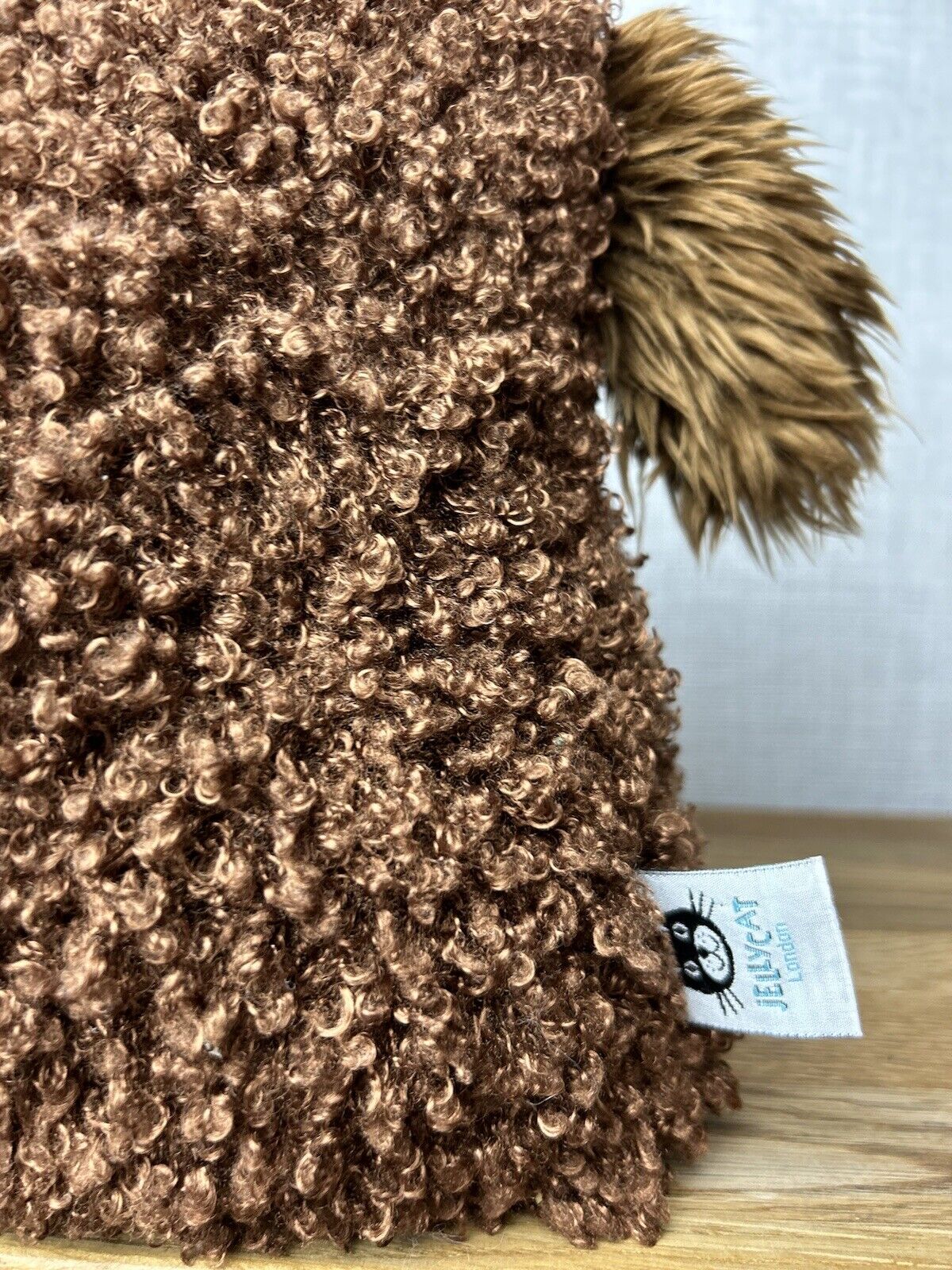Jellycat Cushillow Horse - Pony/Horse Cushion - Curly Horse Pillow - RARE
