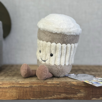 Jellycat Amuseable Coffee To Go Cup - Coffee Cup Soft Toy Collectible 8" (#2)