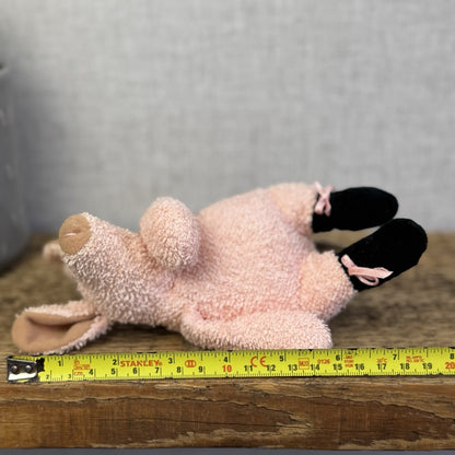 Manhattan Toy Company - Tip Toe Pig Vintage Soft Toy Beanie Piglet Ballet 7”