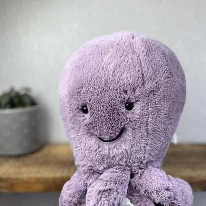Jellycat Maya Octopus - Purple Large Octopus Beanie Super Soft 16"