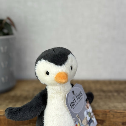 Jellycat Small Bashful Penguin - Small Retired Penguin Grey NWOT 8” (#2)