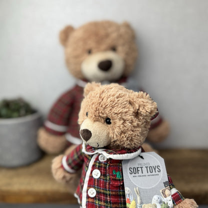 John Lewis Christmas Bed Time Bear - Large & Small (Jellycat Collaboration) Rare