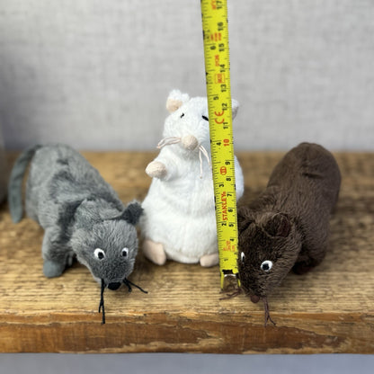 Ikea Gosig Mus Plush Mouse - Small Grey Mouse Soft Toy Discontinued Plush 4"